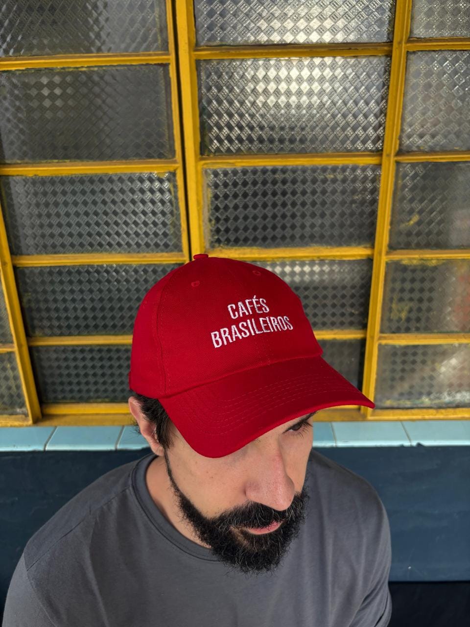 Boné + chaveiro Cafés Brasileiros