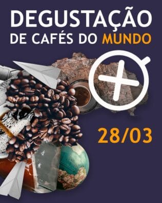 Degustação de cafés do Mundo